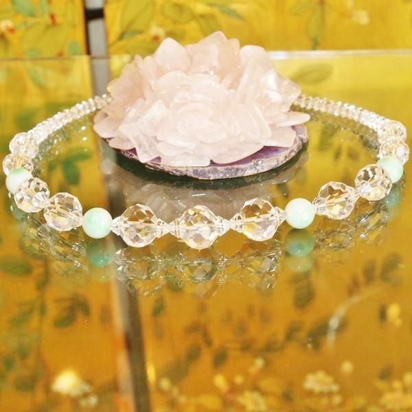 theory xyz 天然水晶ネックレス 甲府製xyz品 糸魚川翡翠 四正