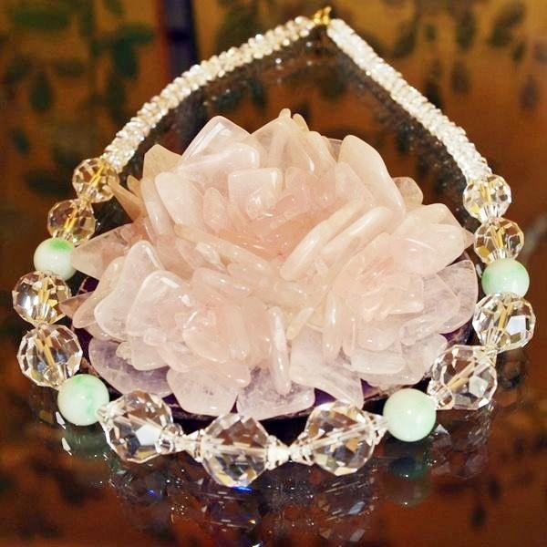 ★宝石・貴金属【白水晶のネックレス60cm K18留め金】美品★ ☆宝石・貴金属【白水晶のネックレス60cm K18留め金】美品☆ 限定1