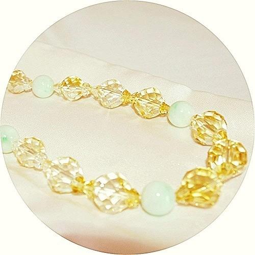 贅沢‼️天然A貨翡翠 貴重な黄➕绿翡翠・氷種『長寿』仙鶴