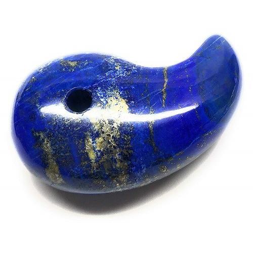 theory xyz ラピスラズリ 宝石鑑別書付 勾玉 11cm 置物 極上品