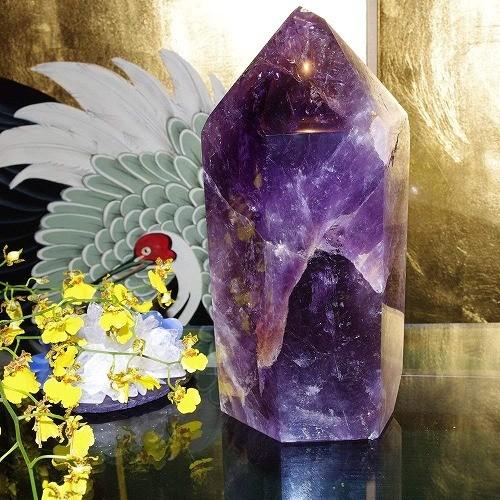 theory xyz アメジスト ポイント (紫水晶) 六角柱 特大 : theory theory xyz アメジスト ポイント (紫水晶) 六角柱 特大 : theory