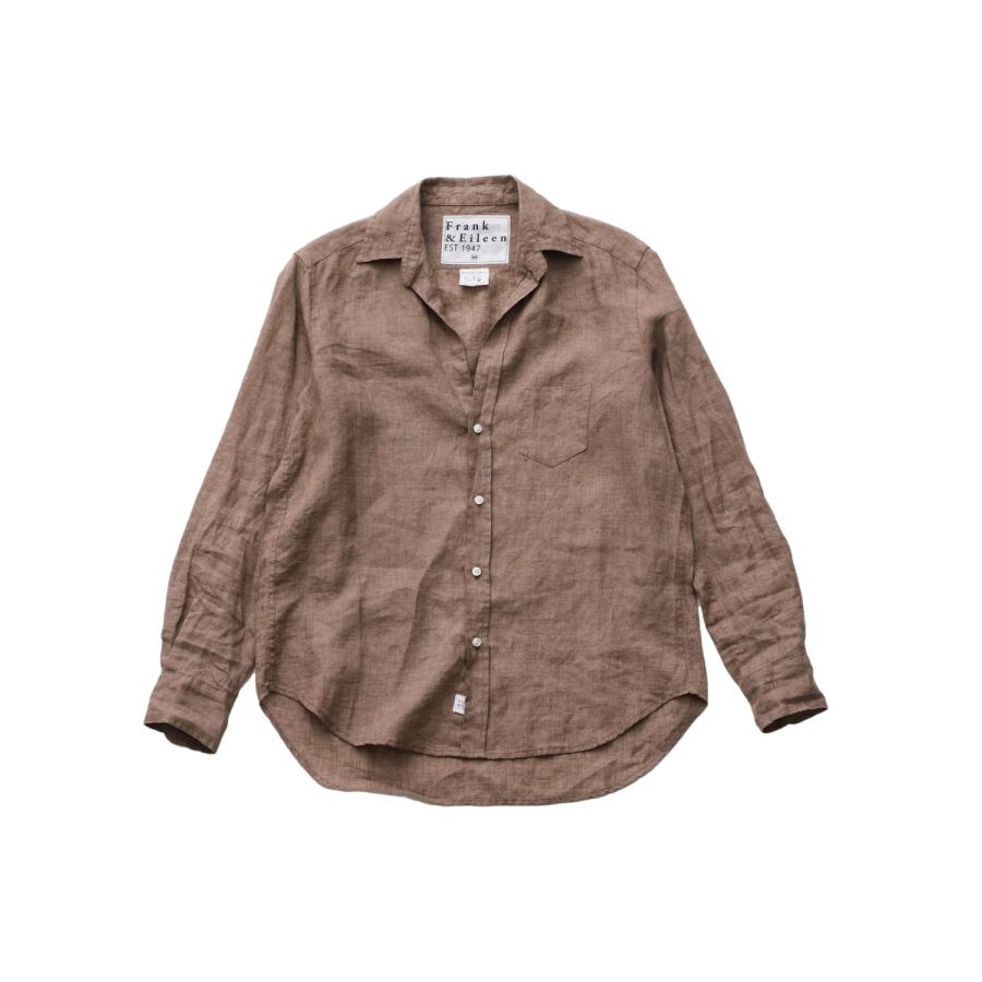 Frank&Eileen 日本別注 EILEEN レディースシャツ LINEN BEIGE(フランクアンドアイリーン エイリーン)｜thepark