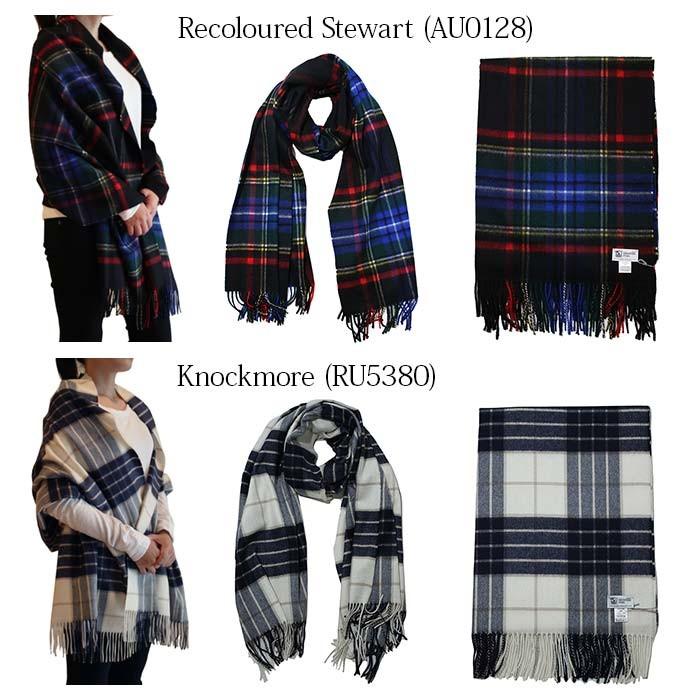 正規取扱店 ジョンストンズ 大判カシミアストール チェック20色(Check WA000056 Johnstons CASHMERE STOLES)｜thepark｜08