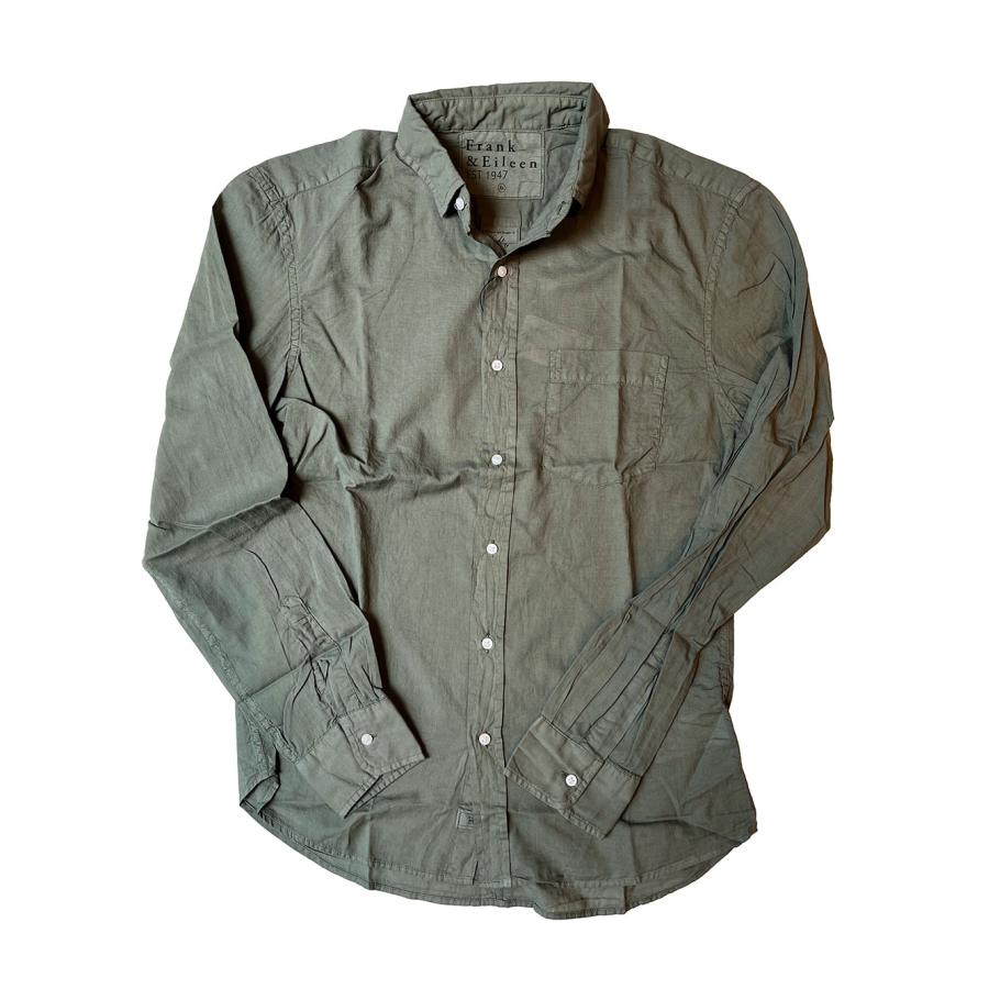 Frank & Eileen 長袖シャツカーキーグレー Frank & Eileen 長袖シャツカーキーグレー