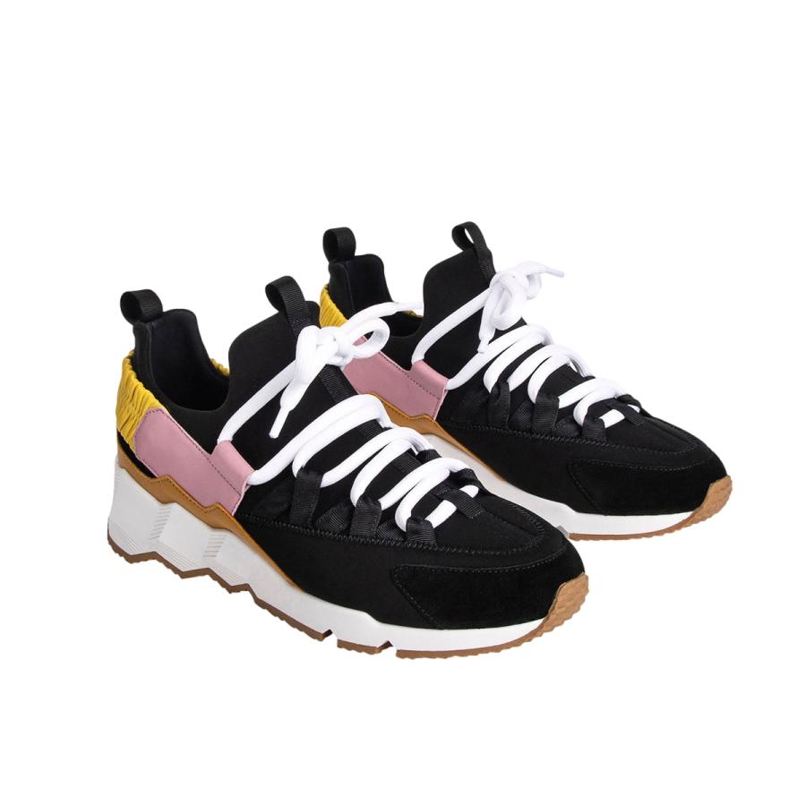 【正規取扱店】PIERRE HARDY ピエールアルディ TREK COMET SNEAKERS レディーススニーカー MULTI BLACK-MAUVE｜thepark｜02