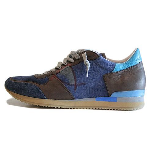 正規取扱店 PHILIPPE MODEL ランニングシューズ BLUE / BROWN / RED (フィリップモデル)｜thepark｜04