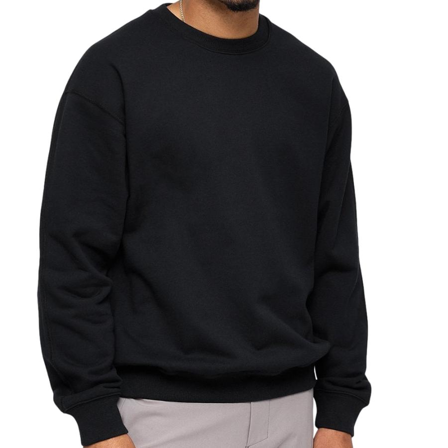 REIGNING CHAMP RELAXED CREWNECK リラックスクルーネックスエット RC-3777 HEAVYWEIGHT TERRY BLACK (レイニングチャンプ)｜thepark｜03