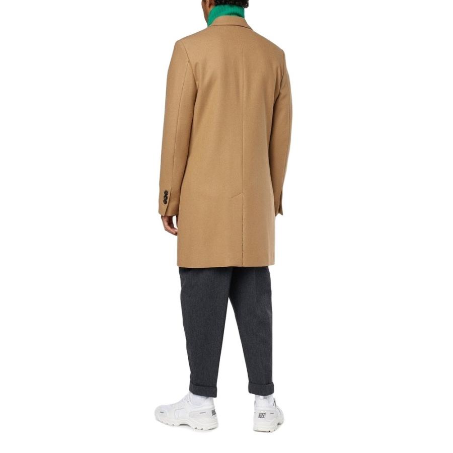 ブランド 正規取扱店 AMI Alexandre Mattiussi 18-19A/W ダブルブレストコート CAMEL (アミ アレクサンドル マテュッシ) 【BCD1418308802】(51480円)