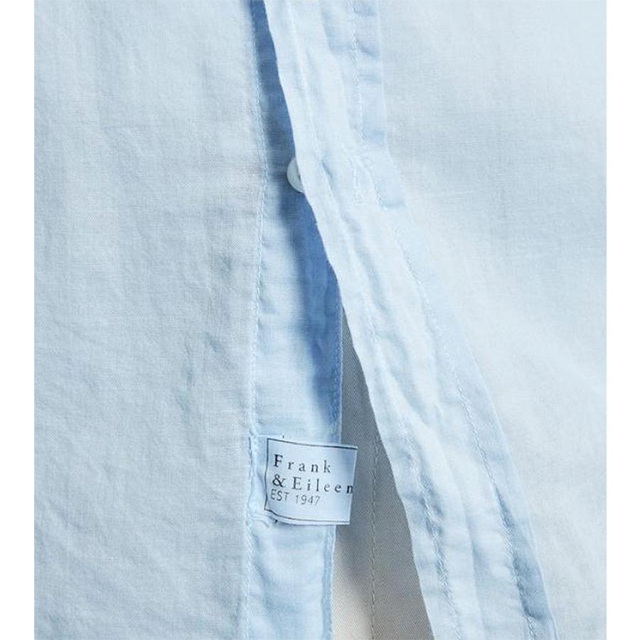 Frank&Eileen フランクアンドアイリーン メンズ LUKE メンズシャツ F002 VOILE SHIRTING BLUE｜thepark｜02