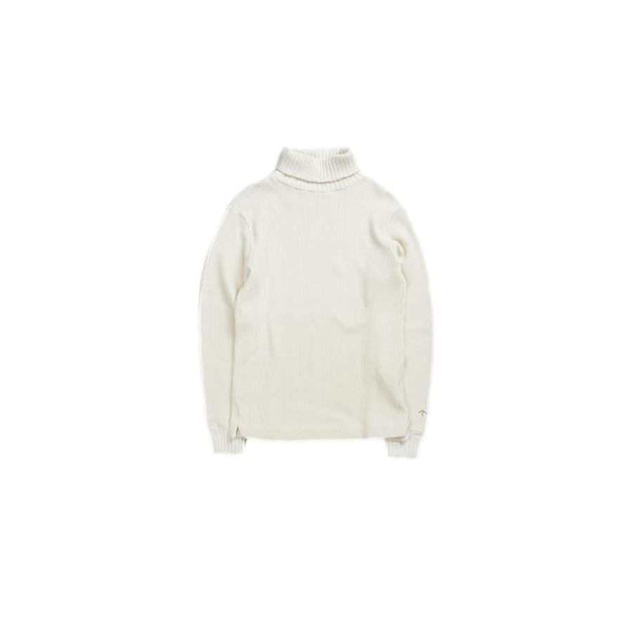 NIGEL CABOURN ナイジェルケーボン メンズ ワッフルタートルネック アイボリー