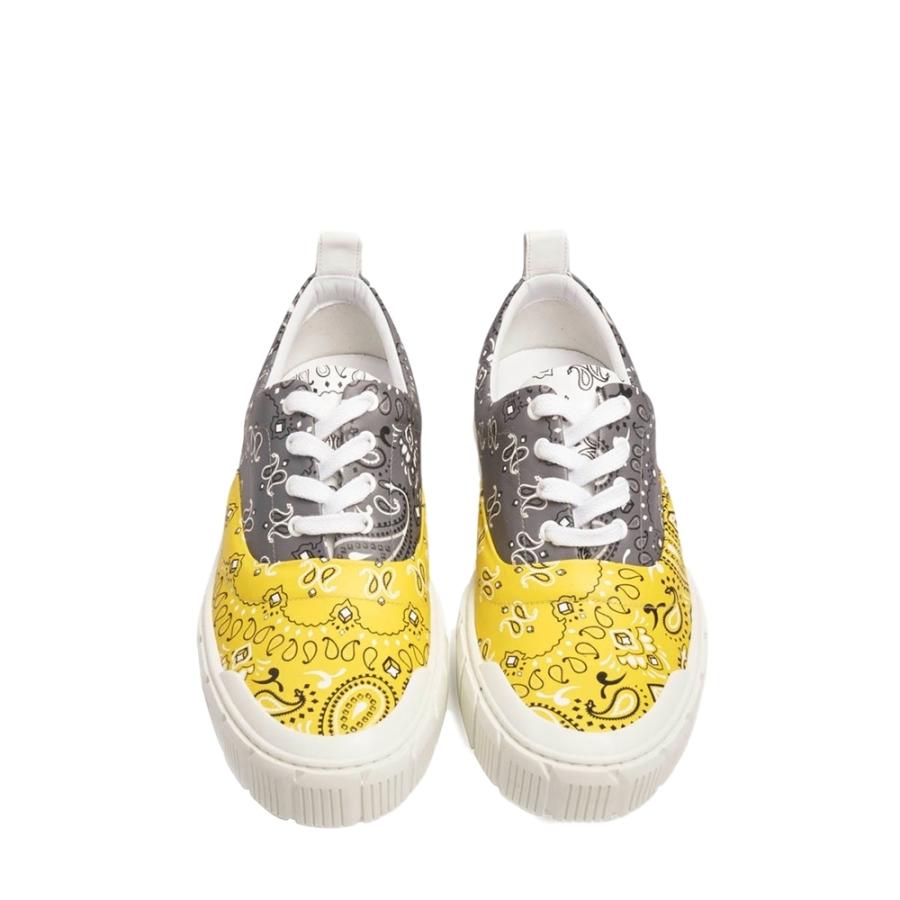 【推し】 PIERRE HARDY ピエールアルディ レディース 20-21A/W レディース オリースニーカー GREY-YELLOW BANDANA 【AA1020090743】(37026円)