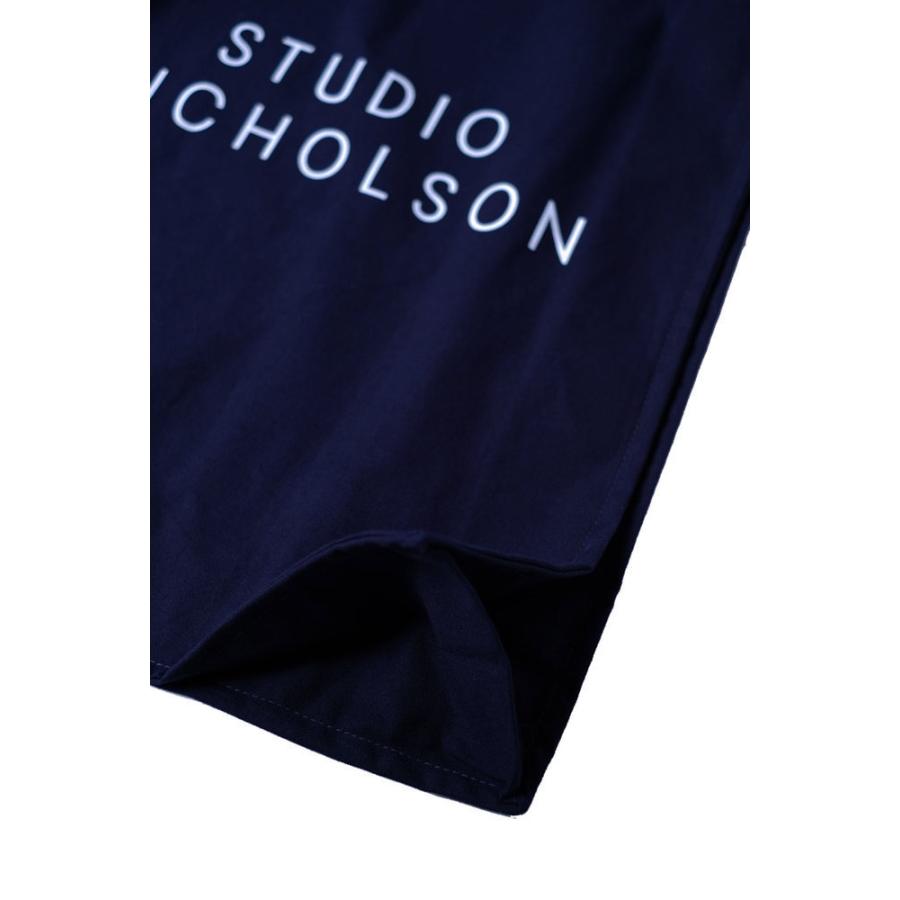 STUDIO NICHOLSON スタジオニコルソン ユニセックス THE LARGE TOTE NAVY｜thepark｜03