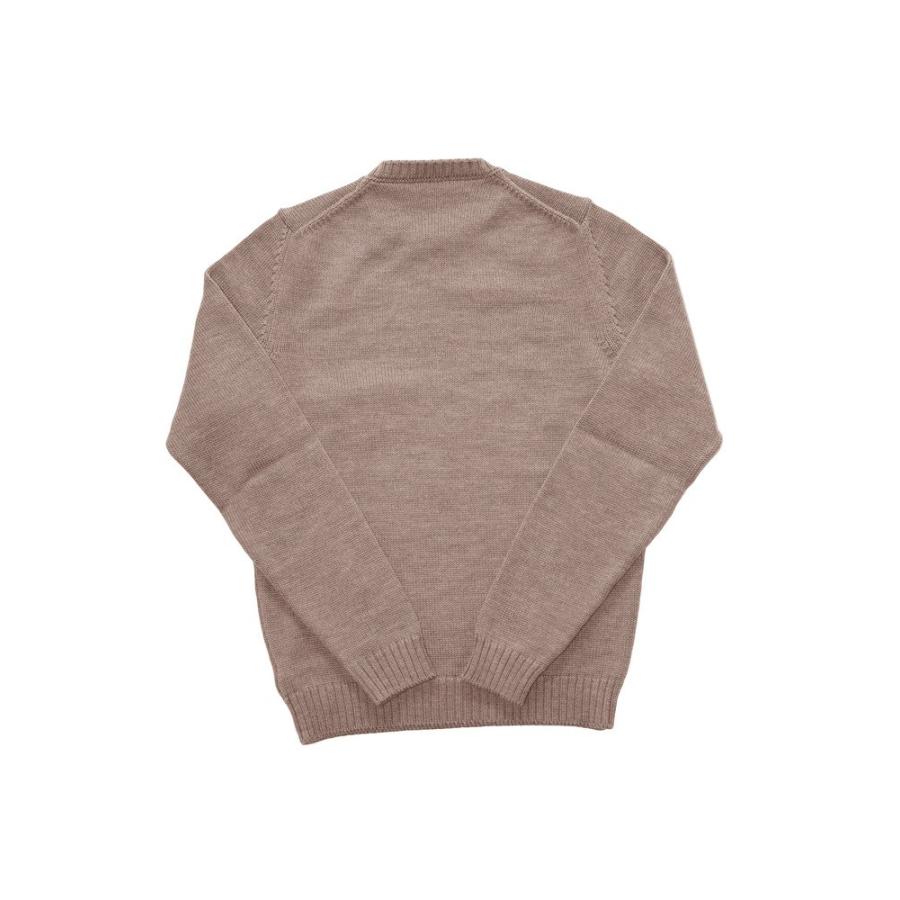 ZANONE 正規取扱店 GIRO ミドルゲージクルーネックニット Z2873 BEIGE 