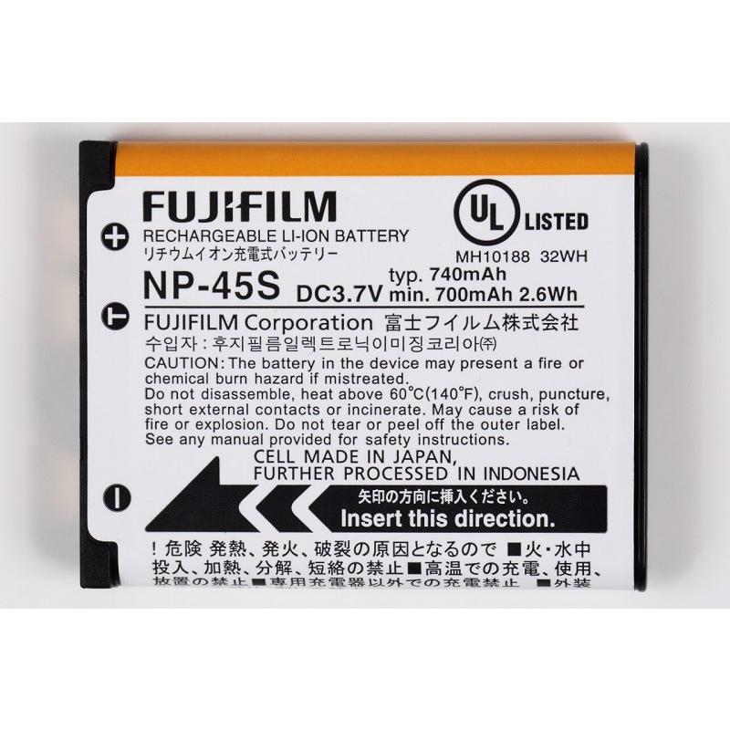 FUJIFILM NP-45S Finepix 用 アウトレット 純正 バッテリー｜thepern｜02