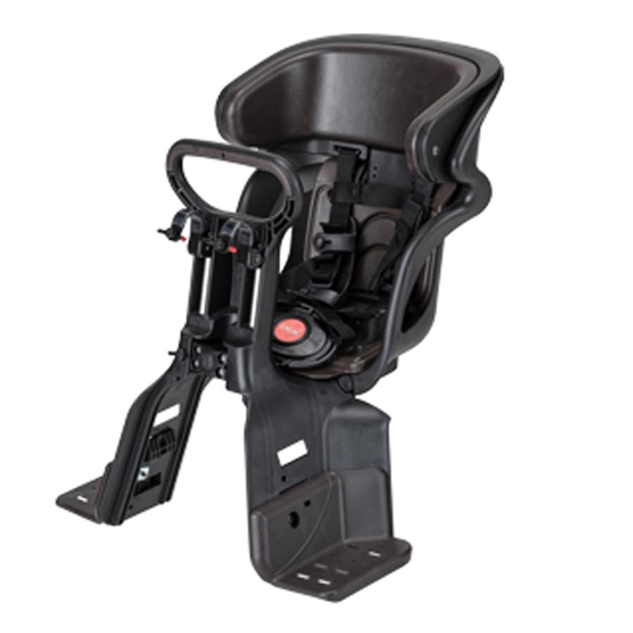 自転車 チャイルドシート 前乗せ FBC-011DX5 ブラック/こげ茶 フロント 