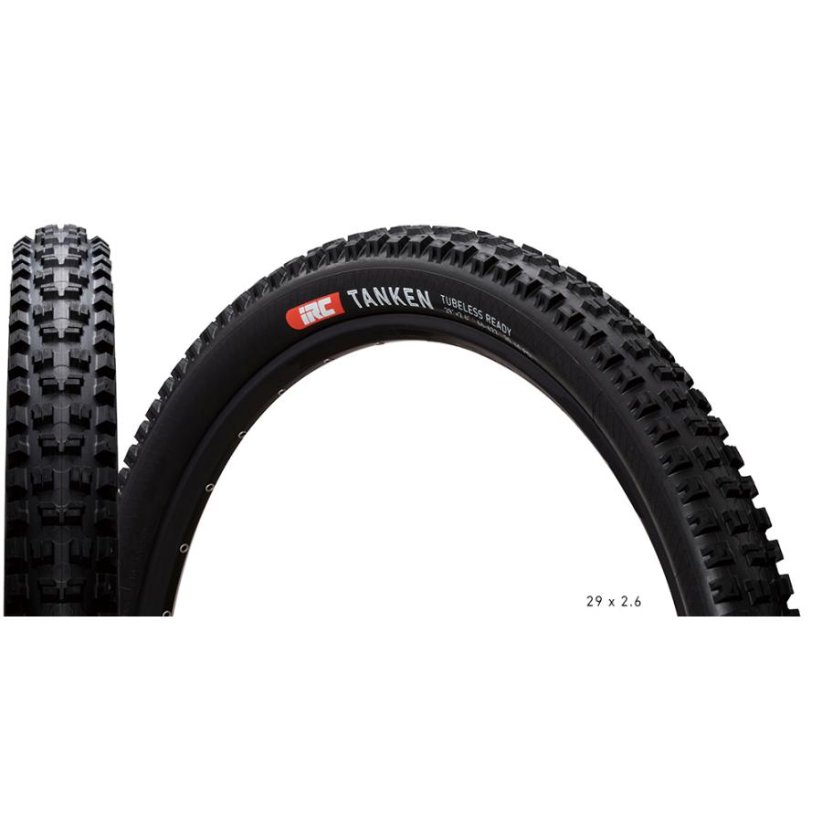 IRC/アイアールシー TANKEN （タンケン）  29×2.6（700×66C）  チューブレスレディ タイヤ 自転車部品 サイクルパーツ｜thepowerful