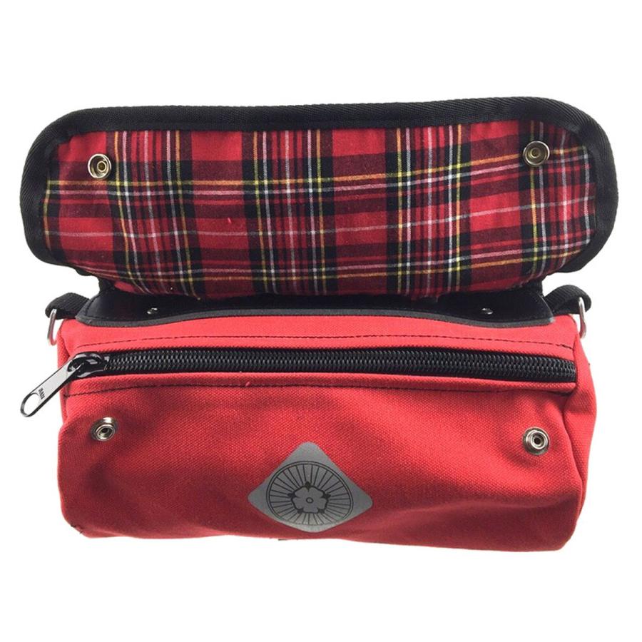 Carradice/キャラダイス ジップサドルロール レッドサドルバッグ自転車