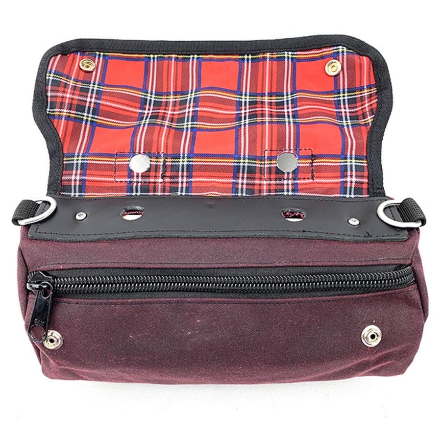 Carradice/キャラダイス ジップサドルロール バーガンディーサドル