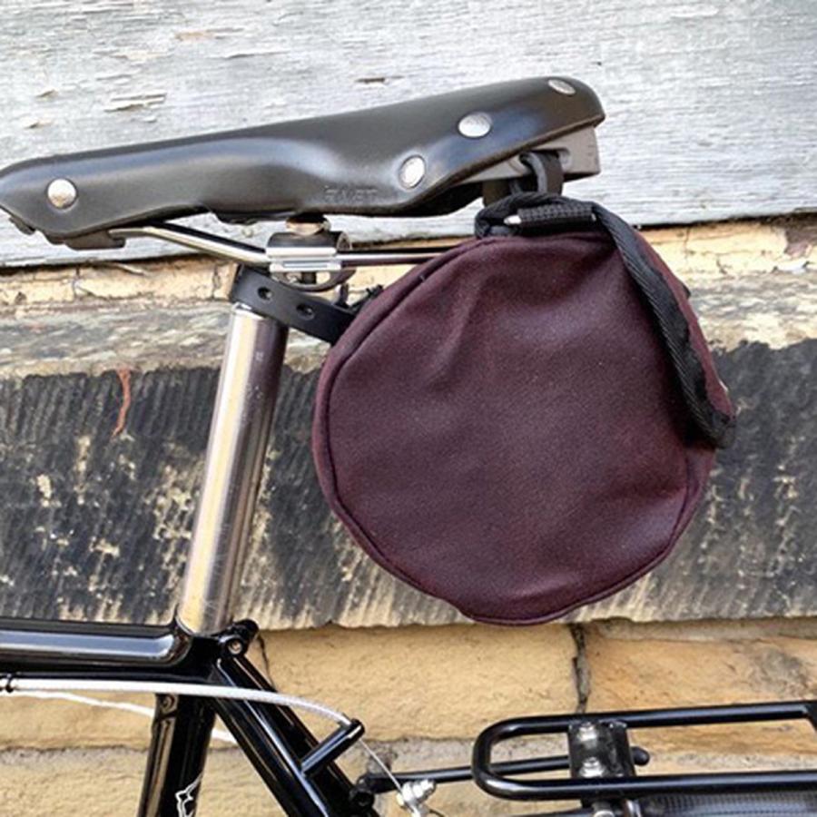 Carradice/キャラダイス ジップサドルロール バーガンディーサドル