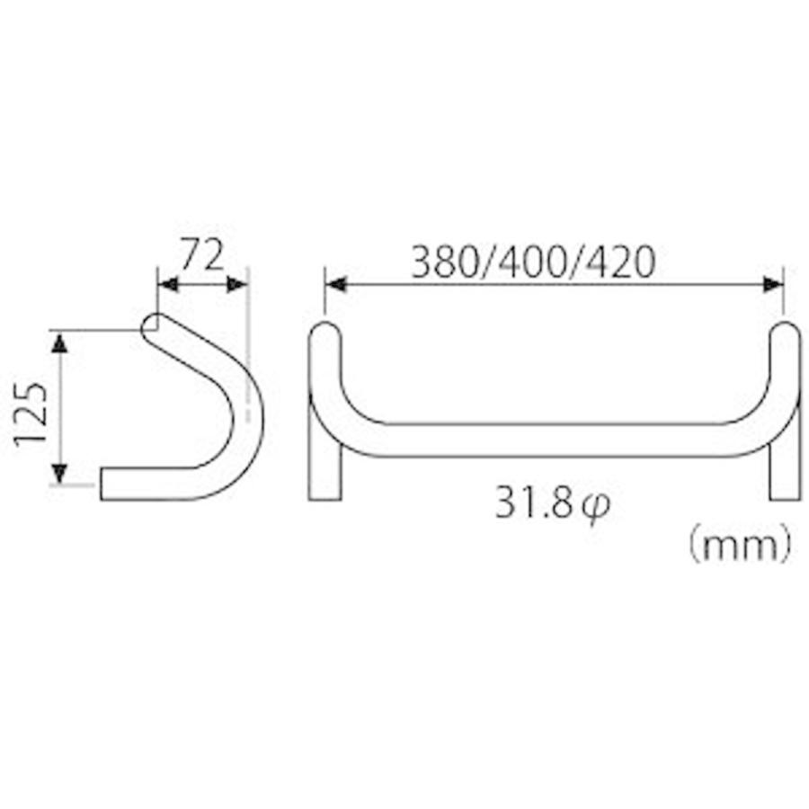 ITM PATHOM 2 カーボン ハンドル　400mm PATHOM 2 of ITM