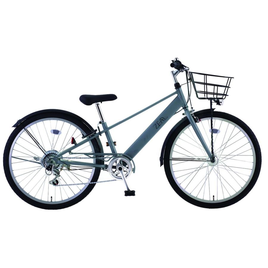 7分組 S-tech サカモトテクノ 26ゼール6Sオート マットチタン 自転車