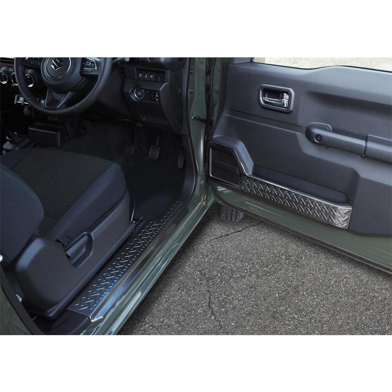 ジムニー JB64 JB74 スカッフプレート、インナードアプロテクションカバー サムライプロデュース ジムニー JB64 ジムニーシエラ JB74