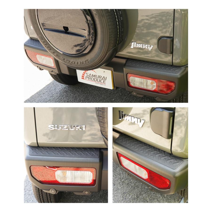 ジムニー JB64 フロントバンパーリアバンパーグリル ラプターライナー施工 ジムニーJB64 リアバンパー 車体純正色ラプターライナー塗装 カスタム