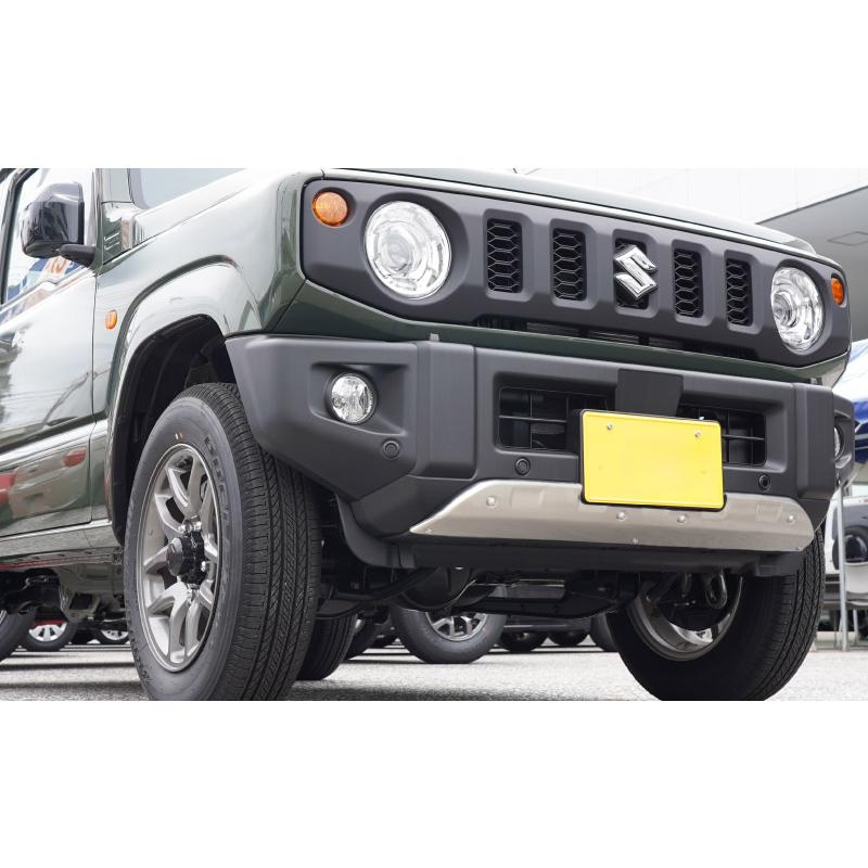 ジムニー JB64 専用 フロントアンダーカバー ガーニッシュ 1P シルバー サムライプロデュース ジムニー JB64W 5型 フロントアンダーカバー