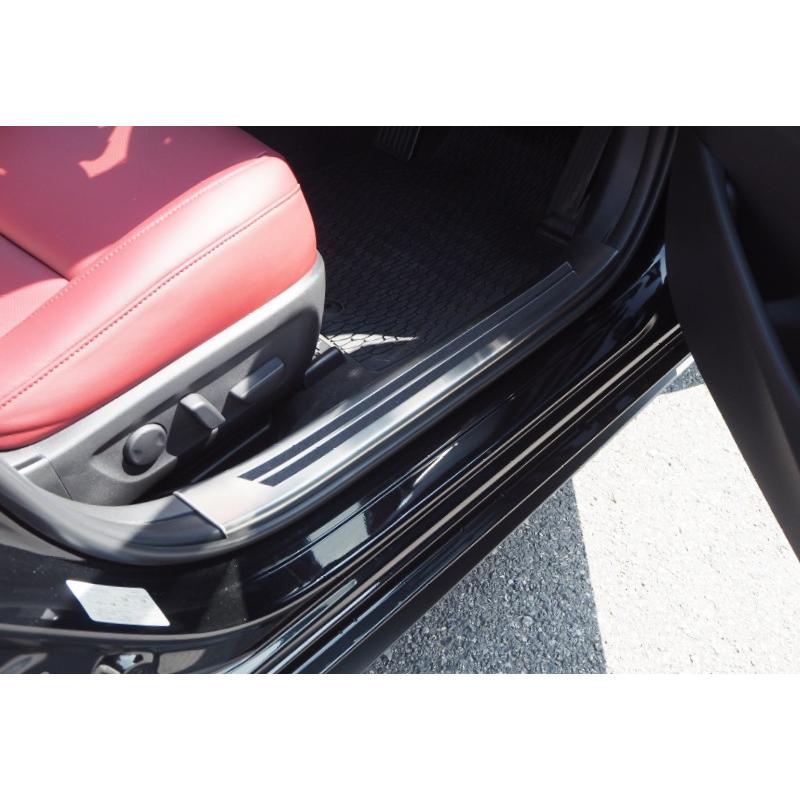 マツダ MAZDA3 サイドステップ内側 スカッフプレート 前後セット/ブラック サムライプロデュース マツダ MAZDA3 サイドステップ内側