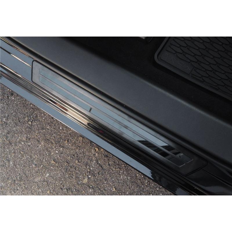 サムライプロデュース マツダ3 スカッフプレート フロント・リアセット 8P サムライプロデュース マツダ MAZDA3 サイドステップ内側