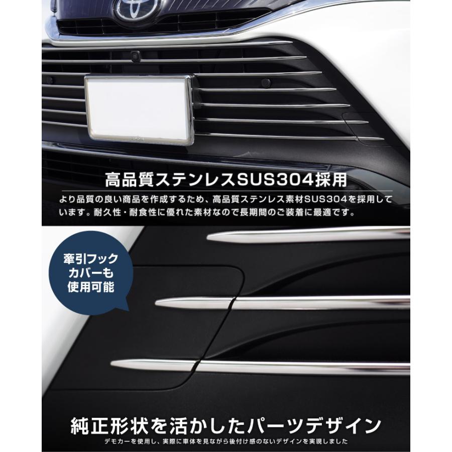 サムライプロデュース 新型ハリアー 80系 フロントグリルガーニッシュ