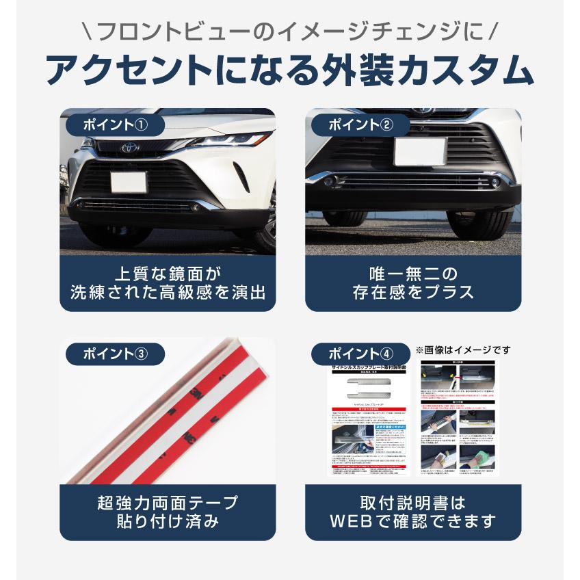 サムライプロデュース 新型ハリアー 80系 ロアグリル ガーニッシュ 2P