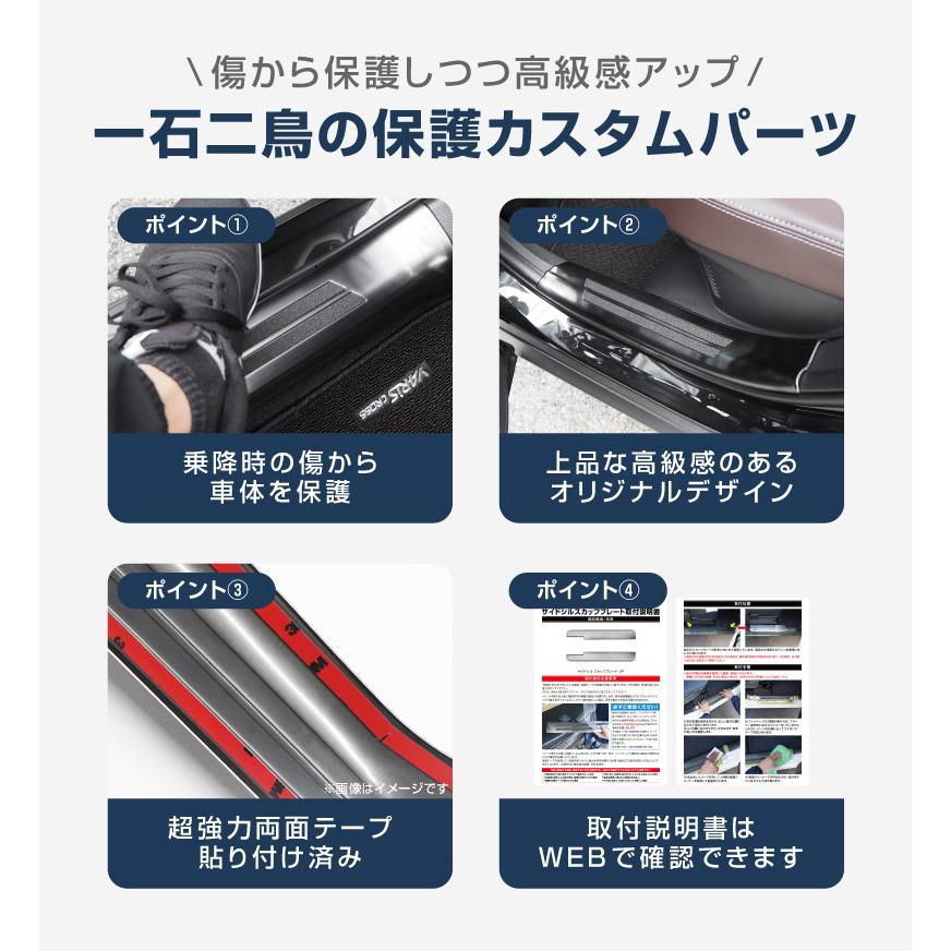 サムライプロデュース 新型ヤリスクロス サイドステップ 内側