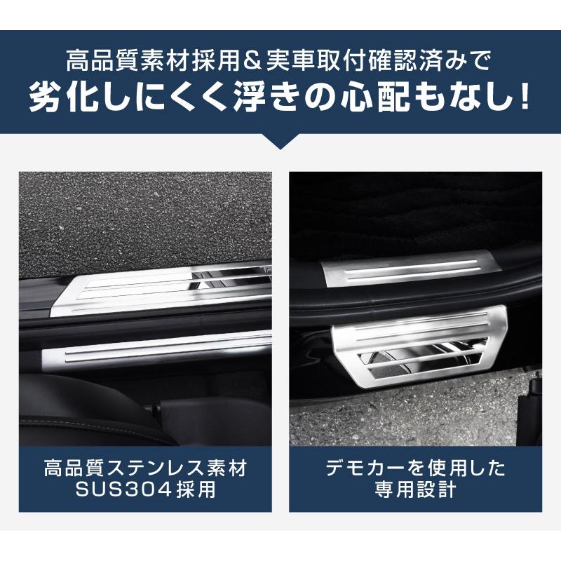 サムライプロデュース セット割 新型ヴェゼル RV系 サイドステップ内側