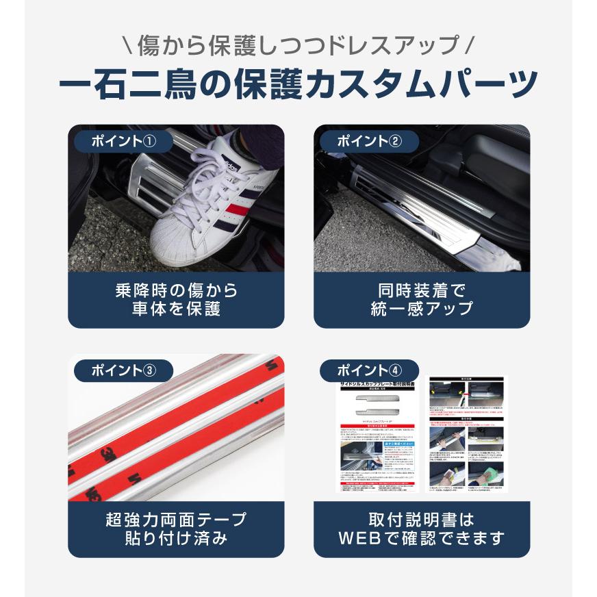 サムライプロデュース セット割 新型ヴェゼル RV系 サイドステップ内側