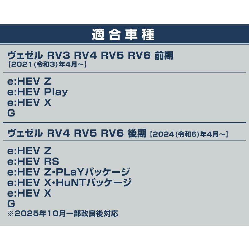 サムライプロデュース ＼10%OFF／新型ヴェゼル RV系 ラゲッジマット 1P