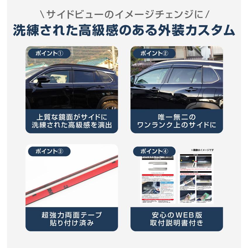 サムライプロデュース ＼10%OFF／新型カローラクロス ウィンドウトリム