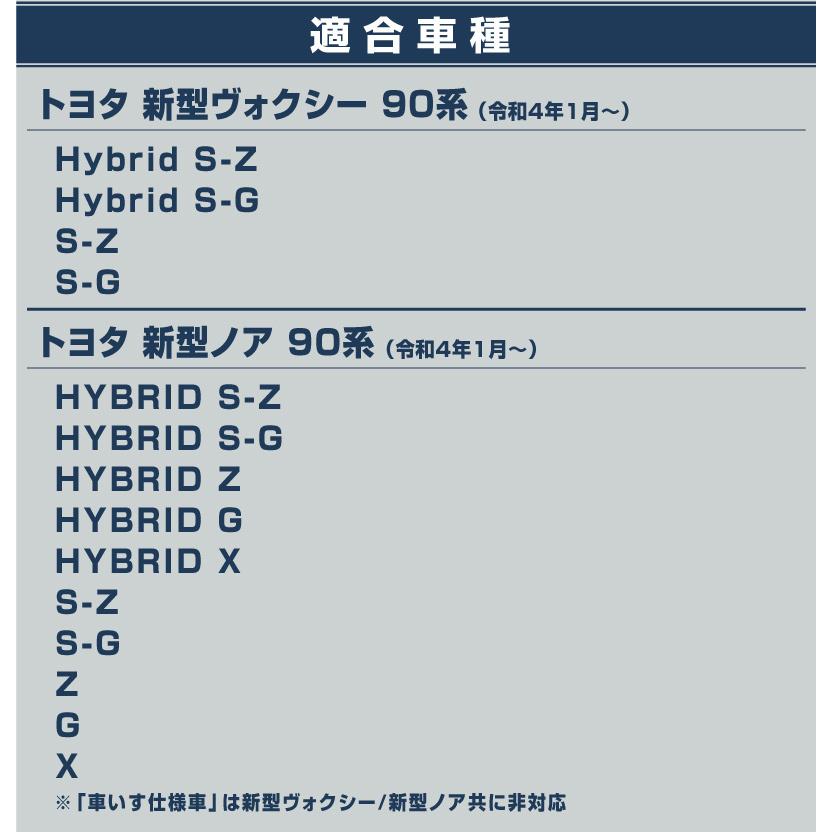 トヨタ 新型ヴォクシー ノア 90系 ラゲッジマット ラバータイプ 1P ブラック トランク保護 防水 キズ・汚れ防止｜thepriz｜18