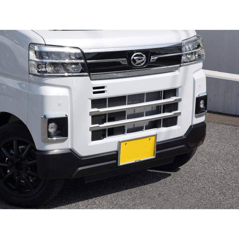 アトレーハイゼットフロント用ガーニッシュメッキサムライプロデュース製ドレスアップ サムライプロデュース アトレー ハイゼットカーゴ S700V S710V