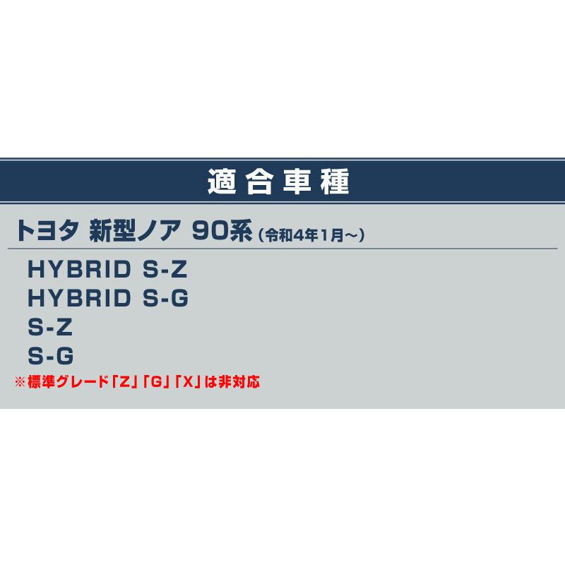 トヨタ 新型ノア 90系 エアログレード専用 ロアグリルガーニッシュ 6P 鏡面仕上げ カスタム パーツ 予約/8月10日頃入荷予定｜thepriz｜17