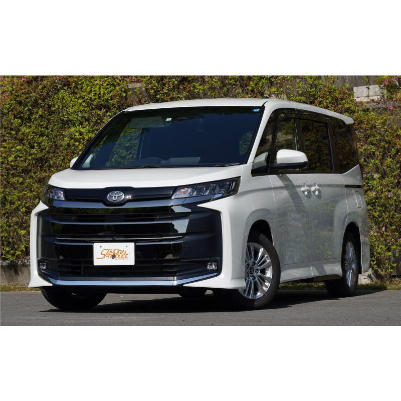 ノア 90系 エアログレード フロントカメラ装着車専用 センターグリル ガーニッシュ 4P 鏡面仕上げ 社外品