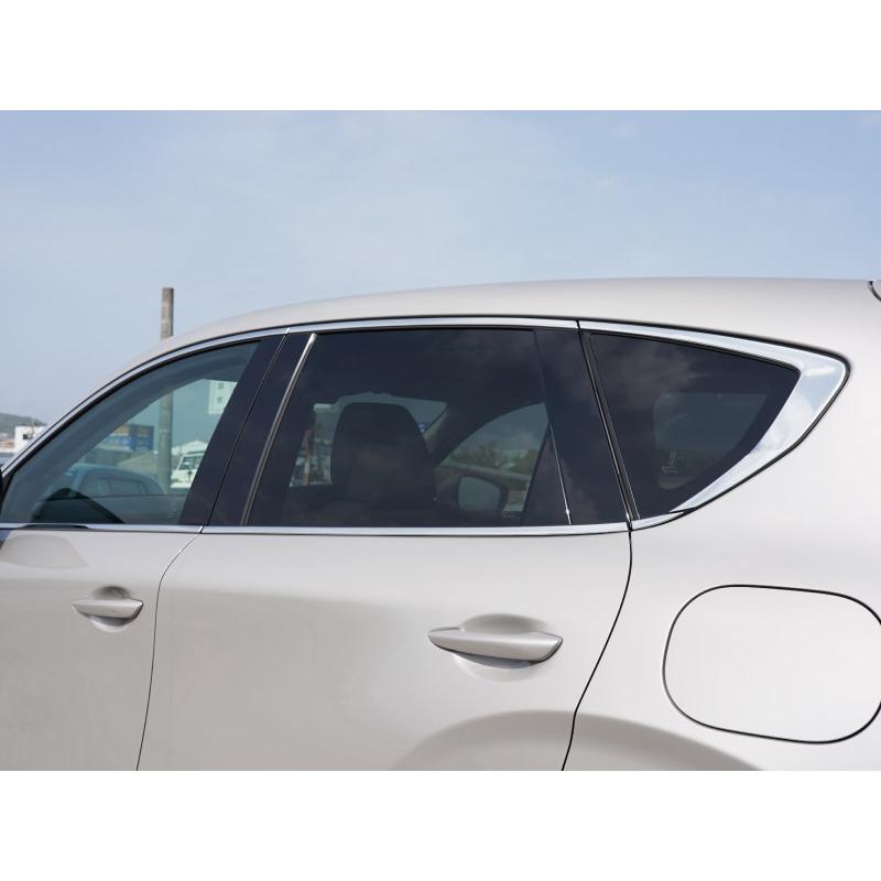 マツダ　CX-60 サムライプロデュース　上側下側左右セット　ブラック サムライプロデュース セット割 マツダ CX-60 ウィンドウトリム 上側