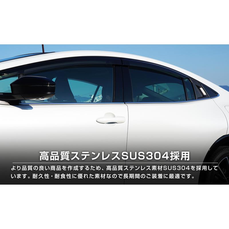 サムライプロデュース プリウス 60系 ウィンドウトリムガーニッシュ