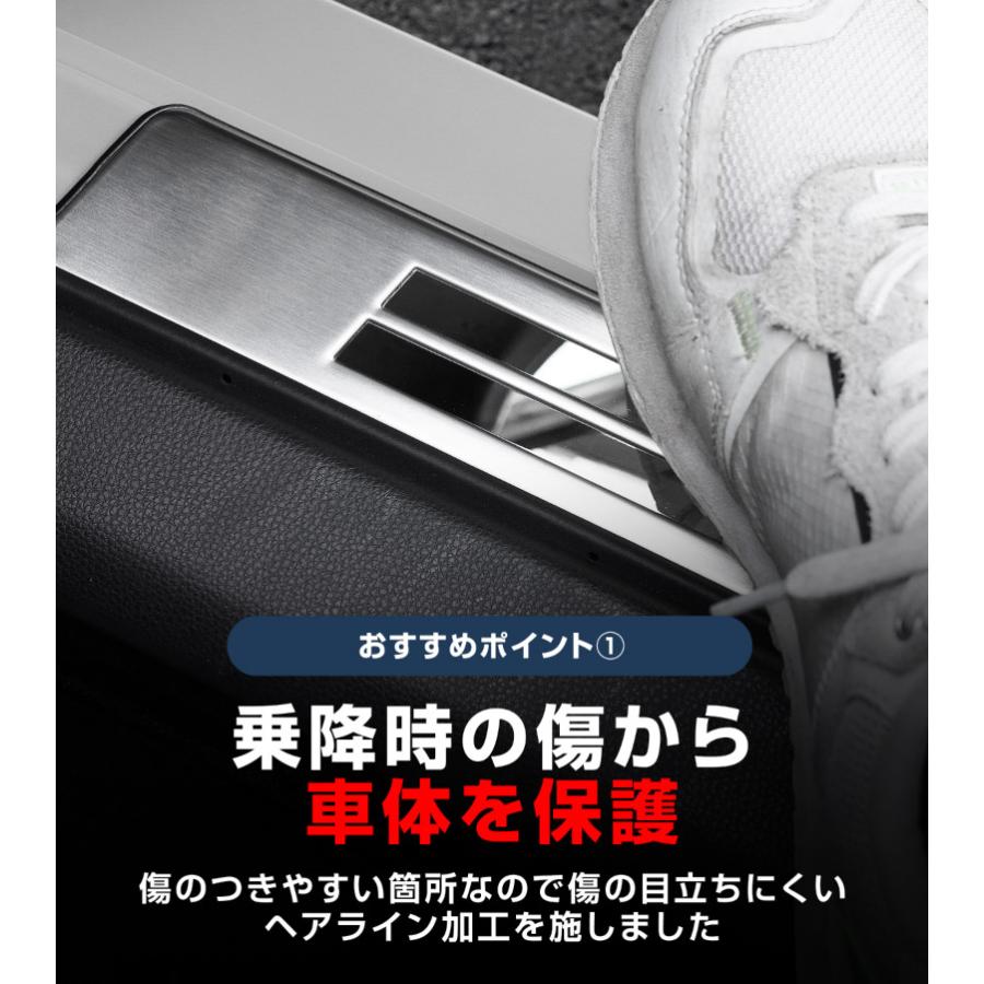 サムライプロデュース 新型プリウス 60系 サイドステップ 外側