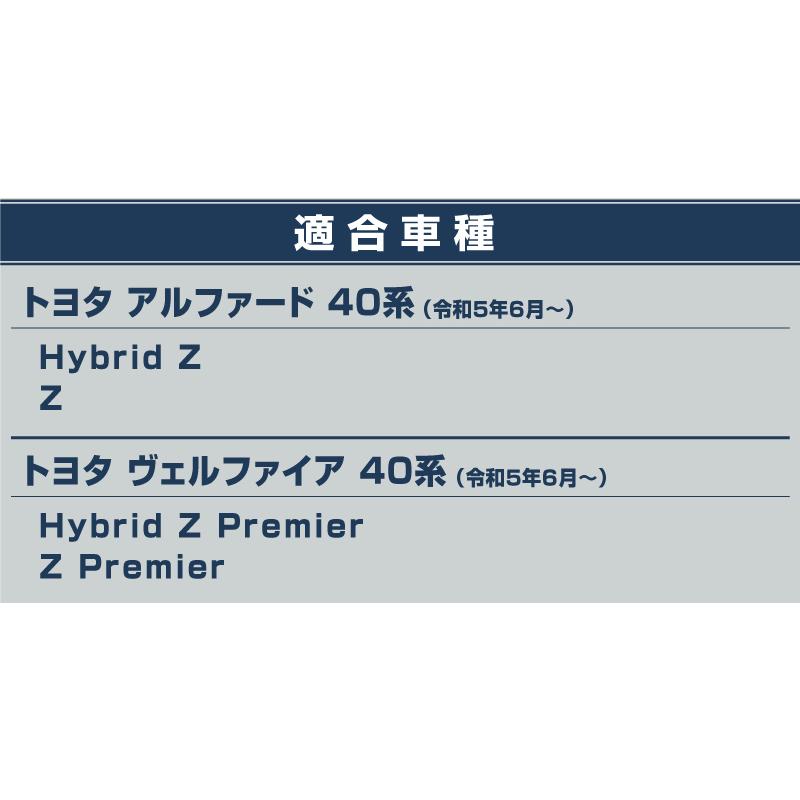 トヨタ 新型アルファード ヴェルファイア 40系 センターコンソール後部ボックストレイ 1P ブラック はめ込むだけの簡単取り付け｜thepriz｜13