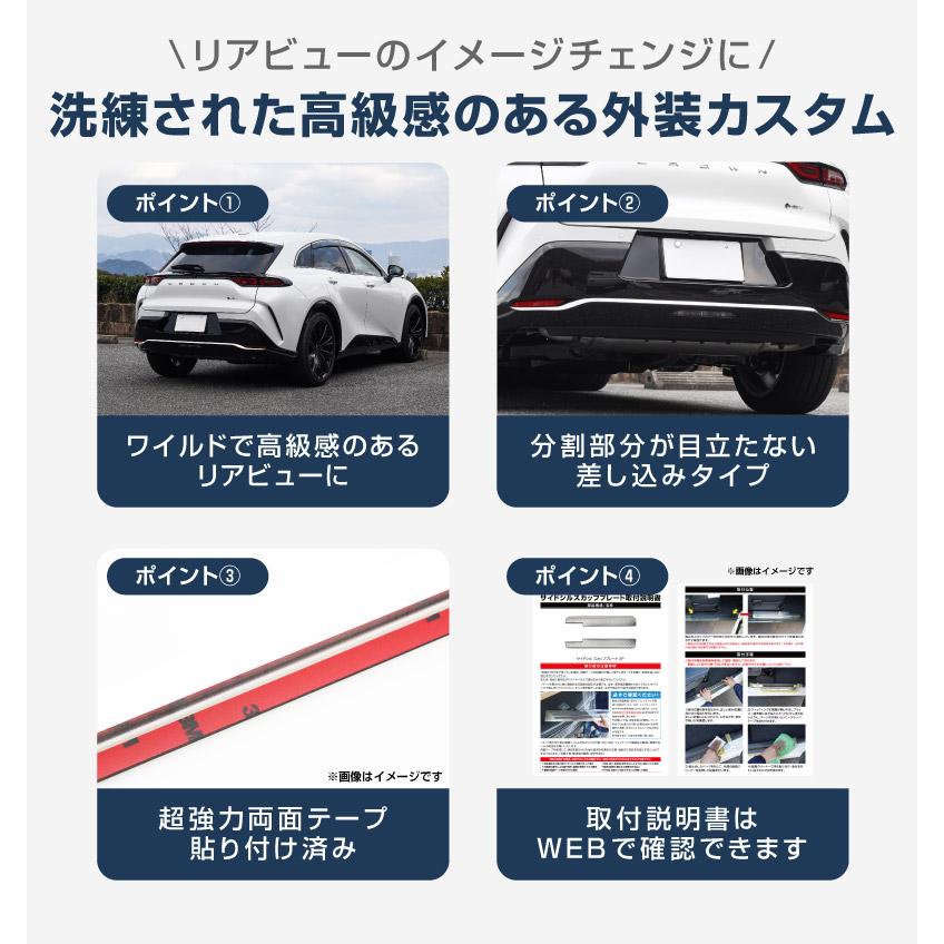 サムライプロデュース クラウンスポーツ リアバンパー ガーニッシュ 3P