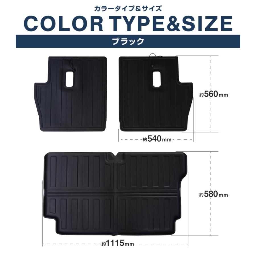 ジョイントマット サムライプロデュース ジムニーノマド JC74W ラゲッジマット ラバー