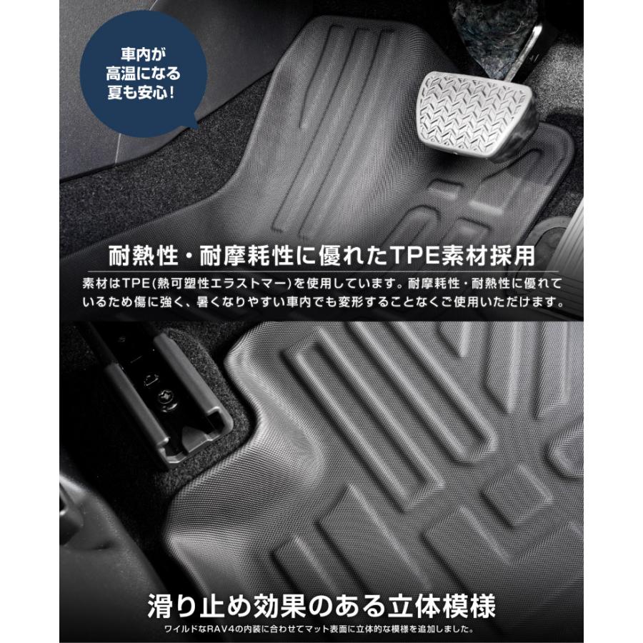 サムライプロデュース RAV4 60系 新型 ハイブリッド車専用 ラバー