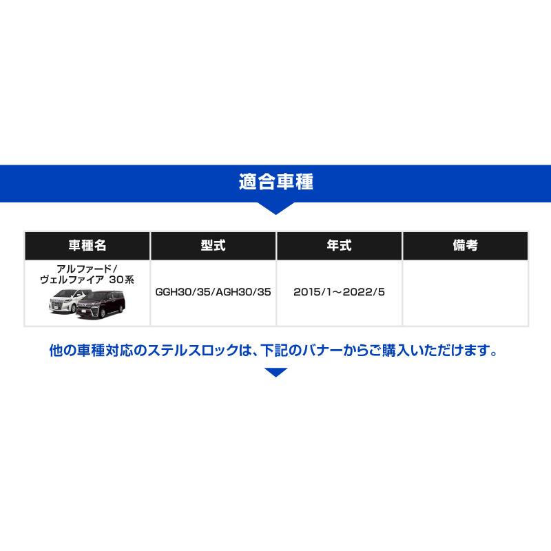アルファード ヴェルファイア 30系専用 車両盗難予防装置 ステルスロック 隠しスイッチでエンジン始動を制御_7