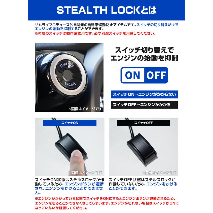 サムライプロデュース 新型プリウス 60系 専用 車両盗難予防装置